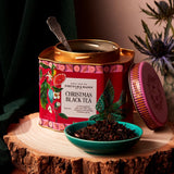 Christmas black tea loose leaf caddy 200g (British brand)