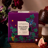 Fortnum's King George Christmas pudding in ceramic basin 907g - British product