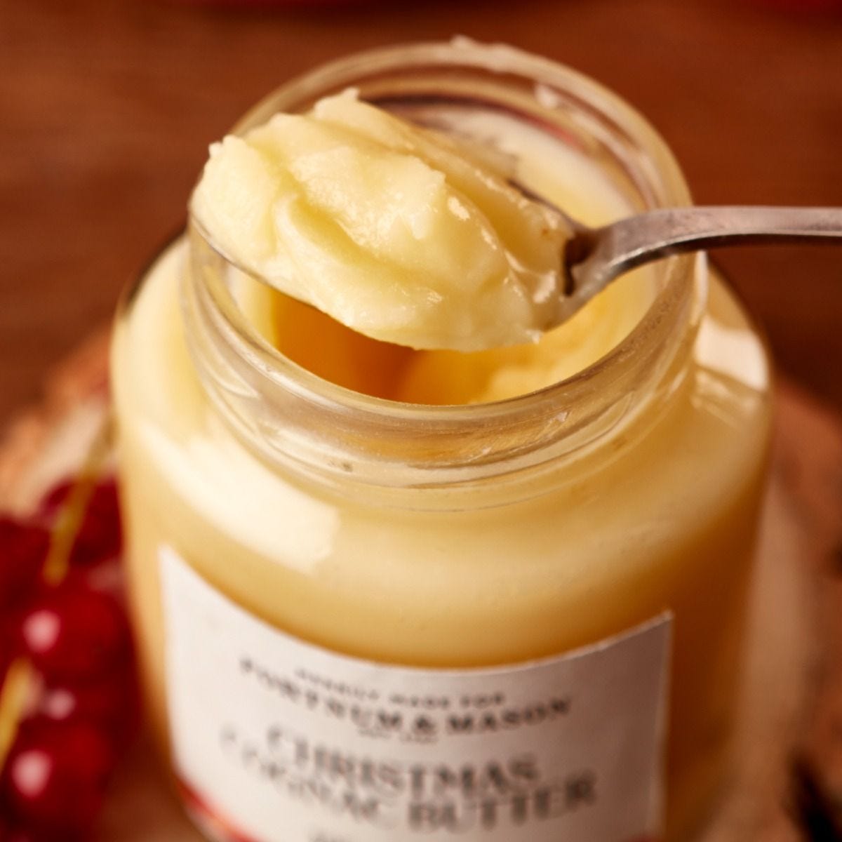 Fortnum's Christmas Cognac Butter 195g, imported from the UK