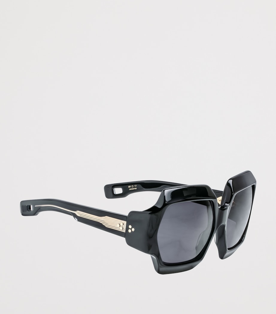 Jacques Marie Mage Grand Funk hexagonal sunglasses (British brand)