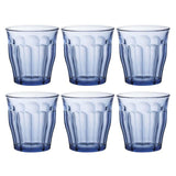 Duralex Picardie Tumbler Set 310ml Marine Blue   6 per pack GOODS M&S   