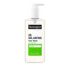 Neutrogena Oil Balancing Facial Wash Lime Aloe 200ml, imported from the UK