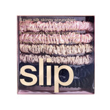 Slip skinny scrunchies mixed pack pink caramel black, UK version