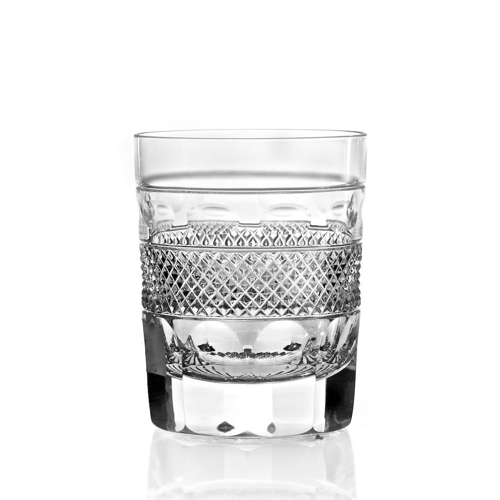 Cumbria Crystal Grasmere old fashioned glass 350ml - British product