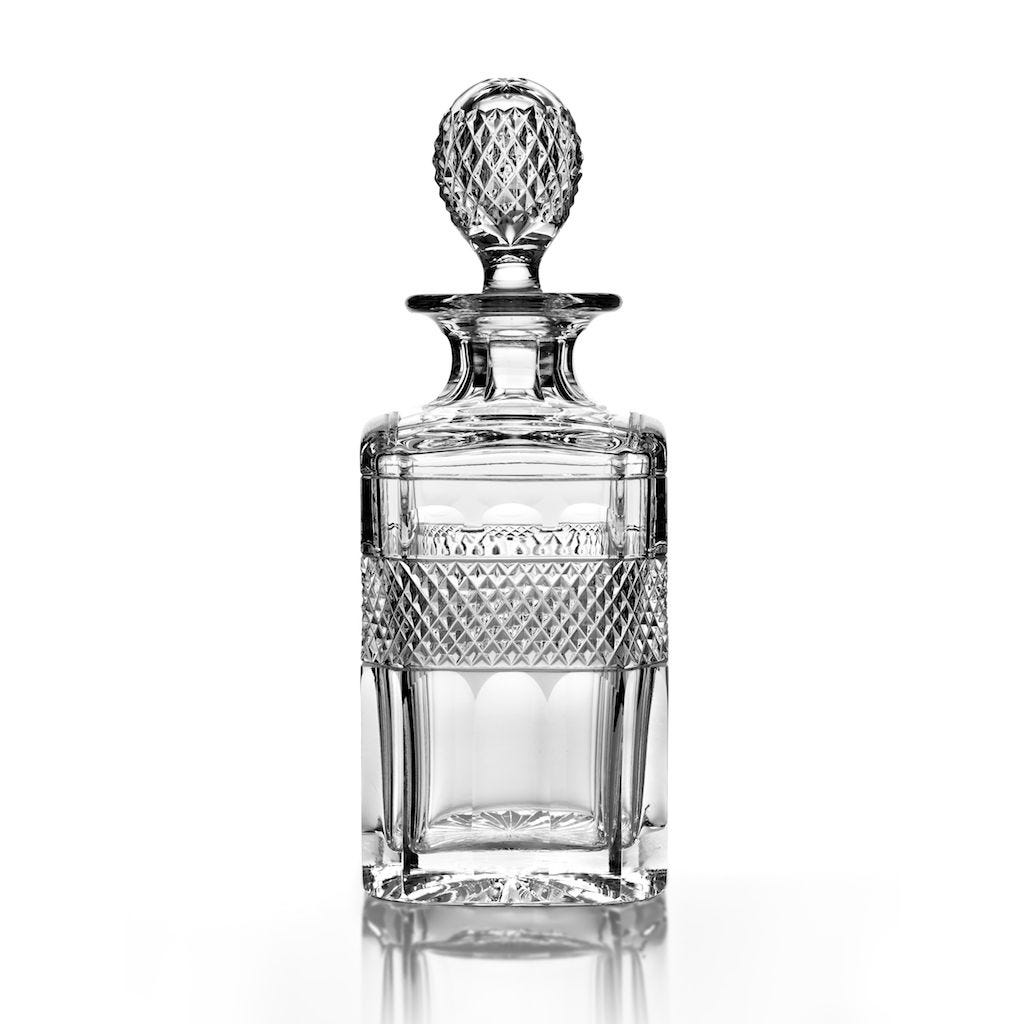 Cumbria Crystal Grasmere spirit decanter 900ml (British brand)