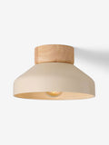 MADE.COM Cream Albert flush fitting ceiling light - British product