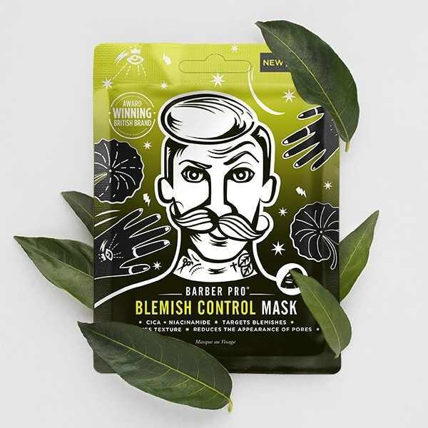 Barber Pro blemish control face sheet mask, UK version