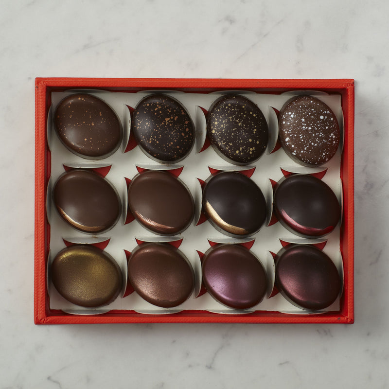 Fortnum's chocolate caramels selection box 108g (British brand)