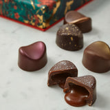 Chocolate caramels selection box 216g, imported from the UK