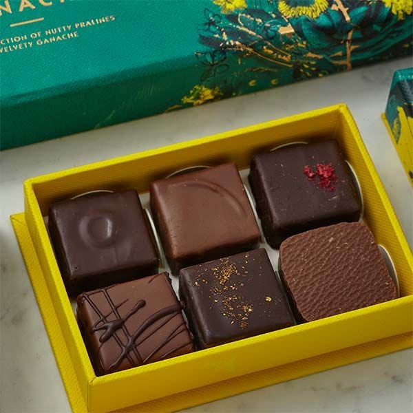 Fortnum's chocolate pralines and ganache selection box 60g, UK version