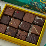 Fortnum's chocolate pralines and ganache selection box 120g - British product
