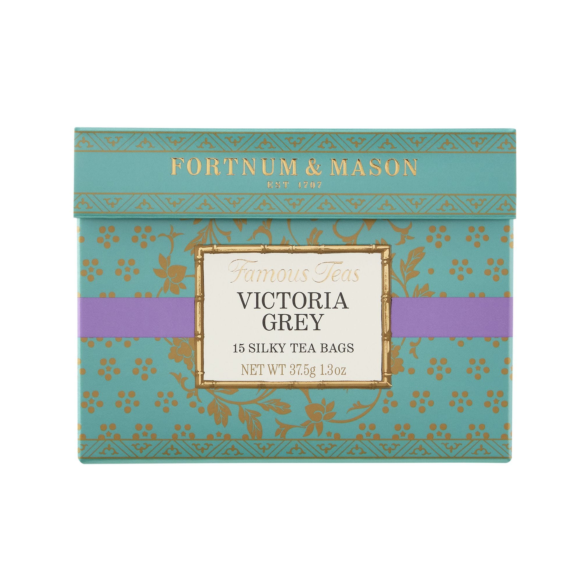 Fortnum's Victoria Grey tea silky teabags 37.5g, imported from the UK