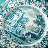Spode Green Italian earthenware plate 20cm - British product