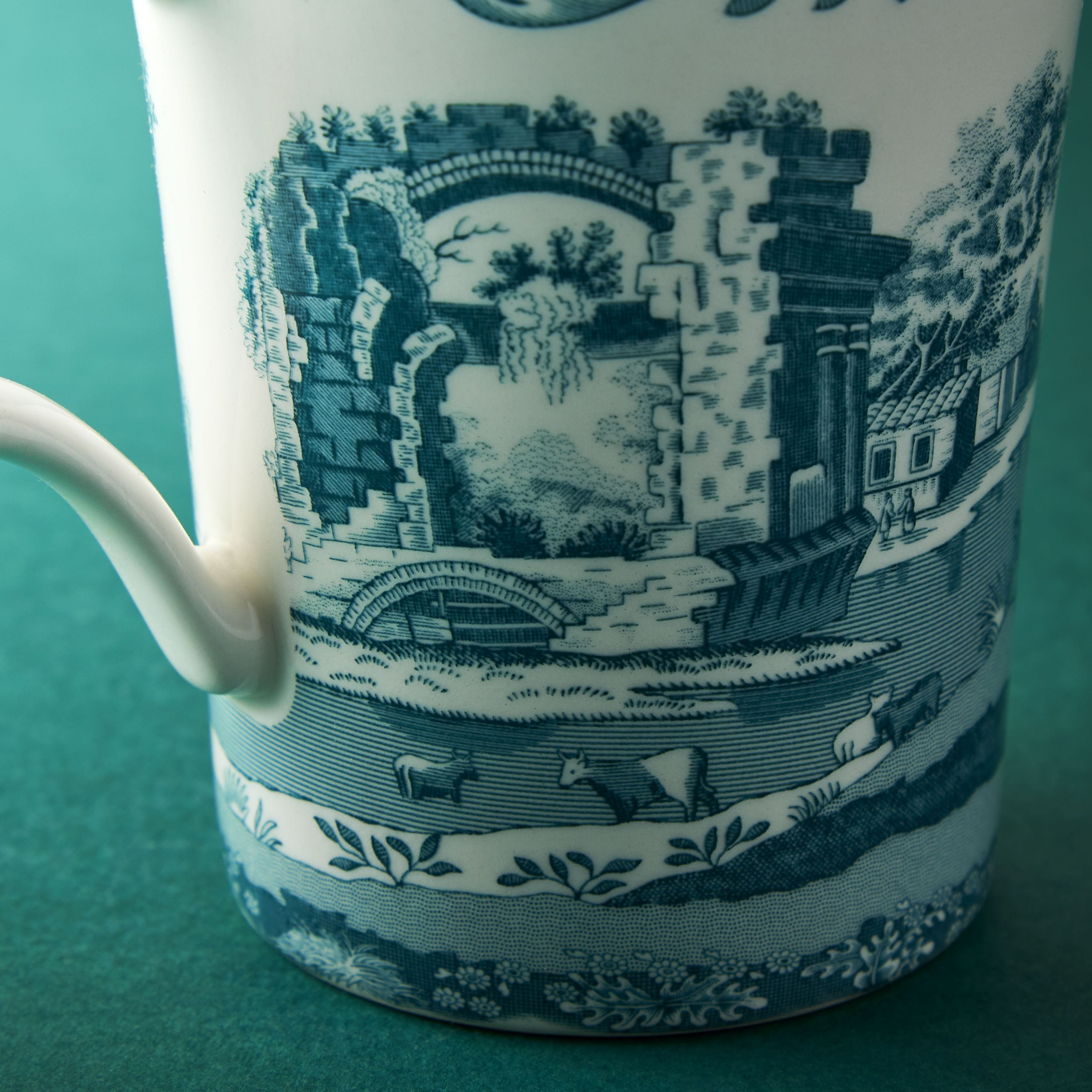 Spode Green Italian Mug, UK version