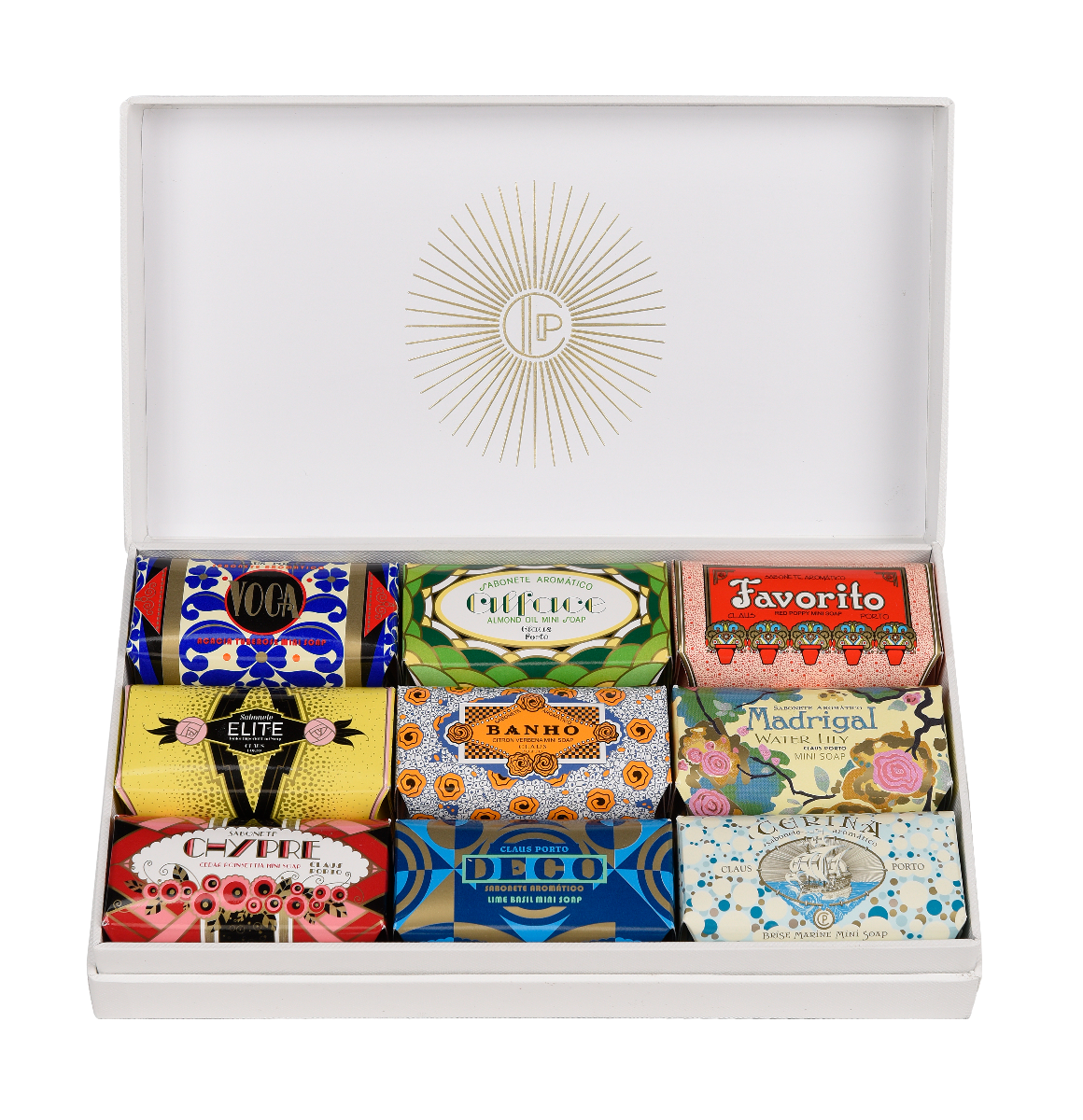 Claus Porto Deco soap gift box 9 x 50g - British product