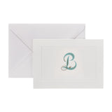 Fortnum's notecards B initial A6 cards, imported from the UK