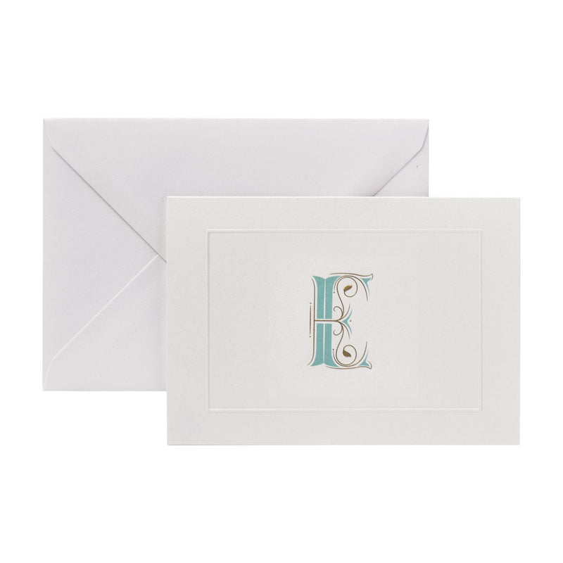 Fortnum's Alphabet Notecards E A6 stationery, UK version