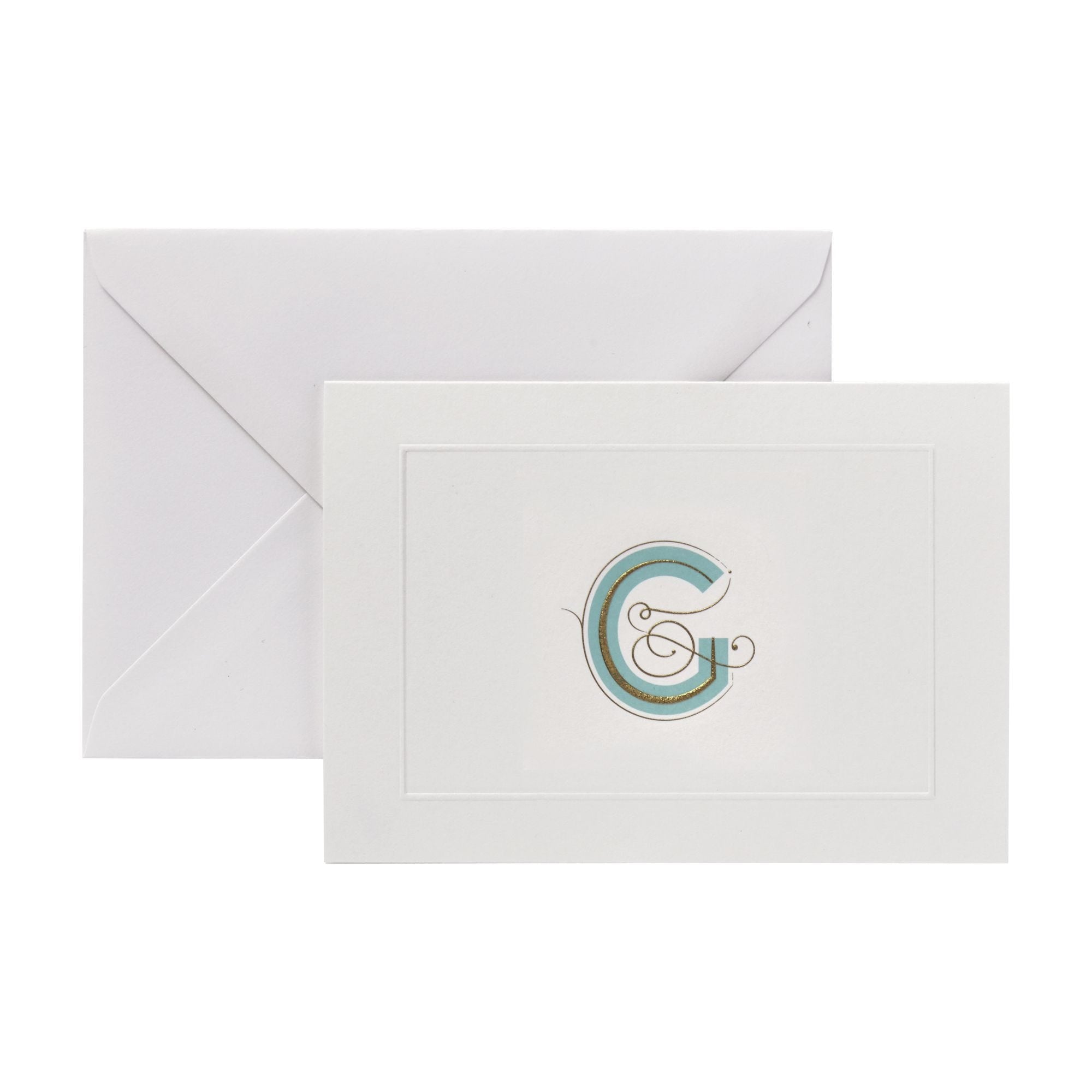 Fortnum's alphabet notecards A6 initial G, imported from the UK