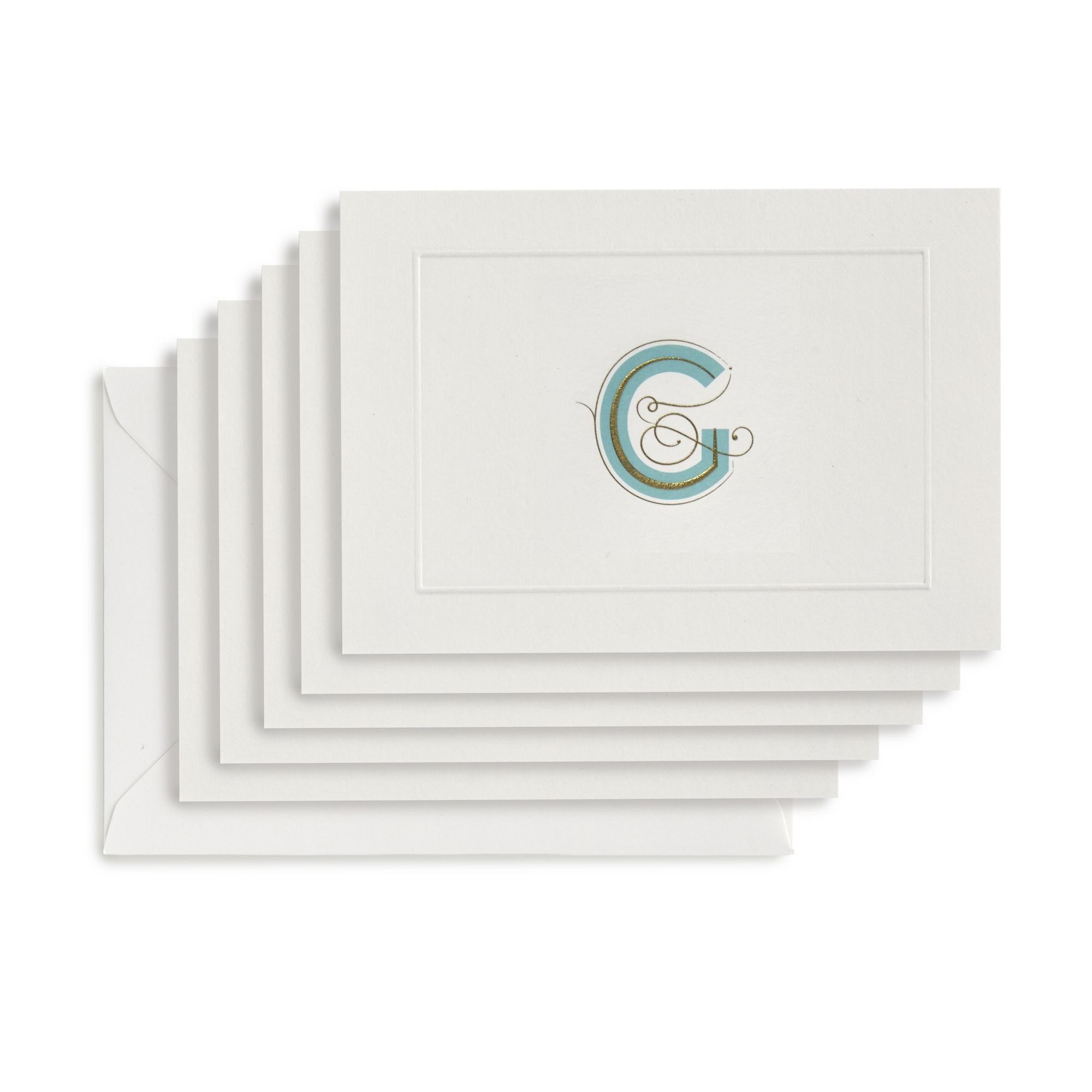 Fortnum's alphabet notecards A6 initial G, imported from the UK