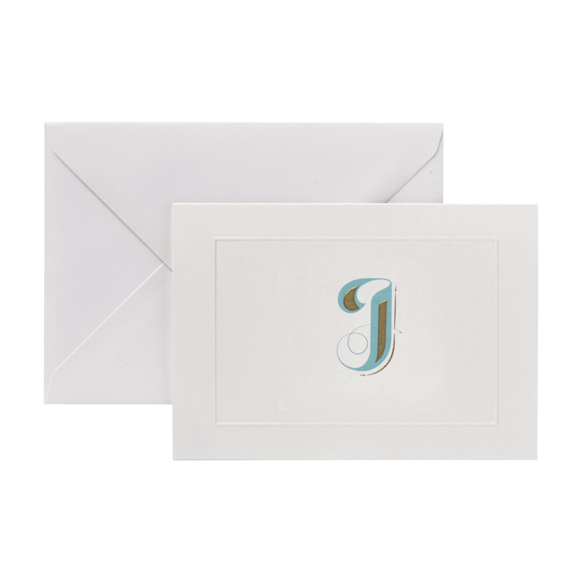 Fortnum's Alphabet Notecards with initial J A6 - British product