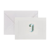 Fortnum's Alphabet Notecards with initial J A6 - British product