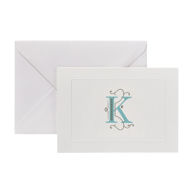 Fortnum's Alphabet K notecards A6 (British brand)