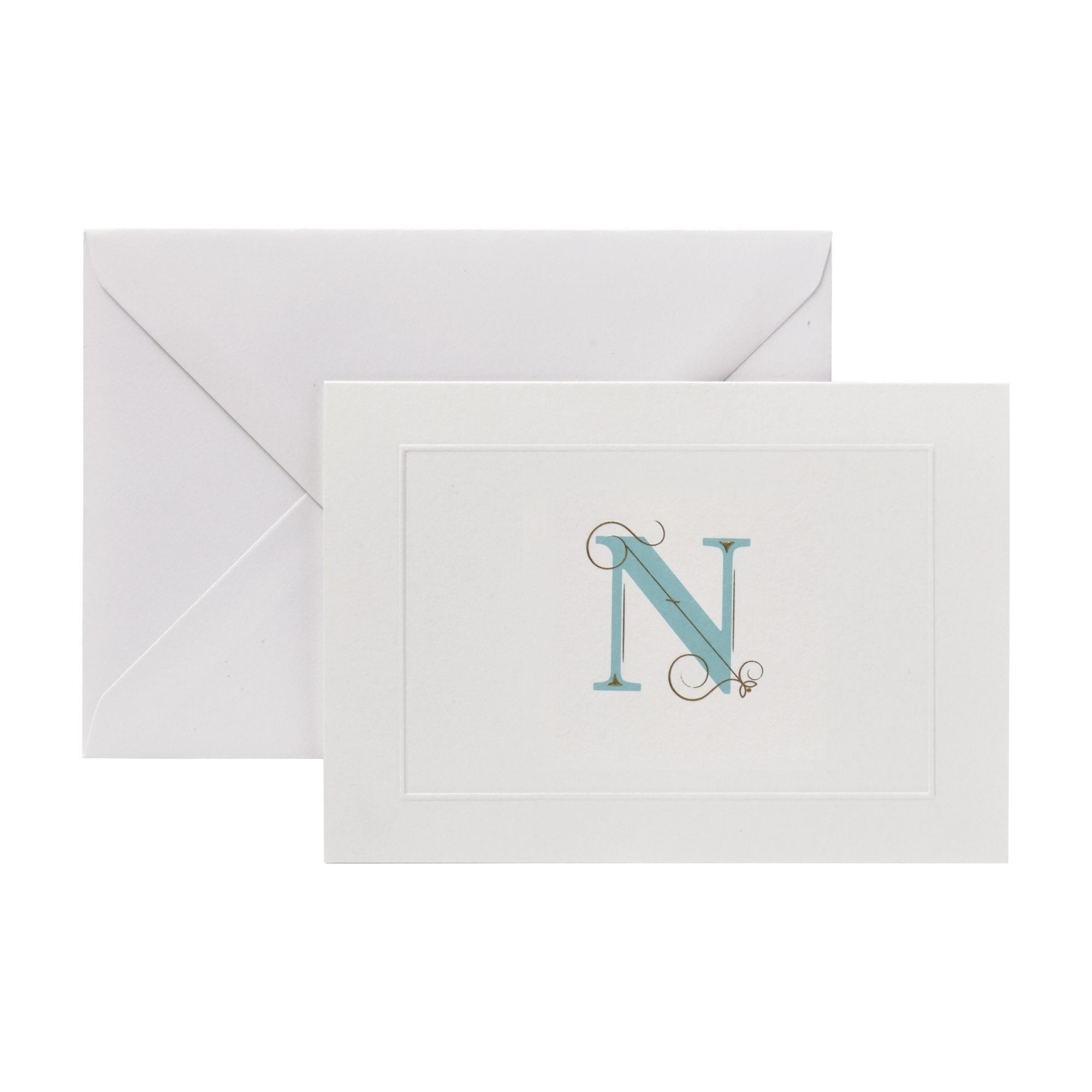 Fortnum's notecards N initial A6, imported from the UK