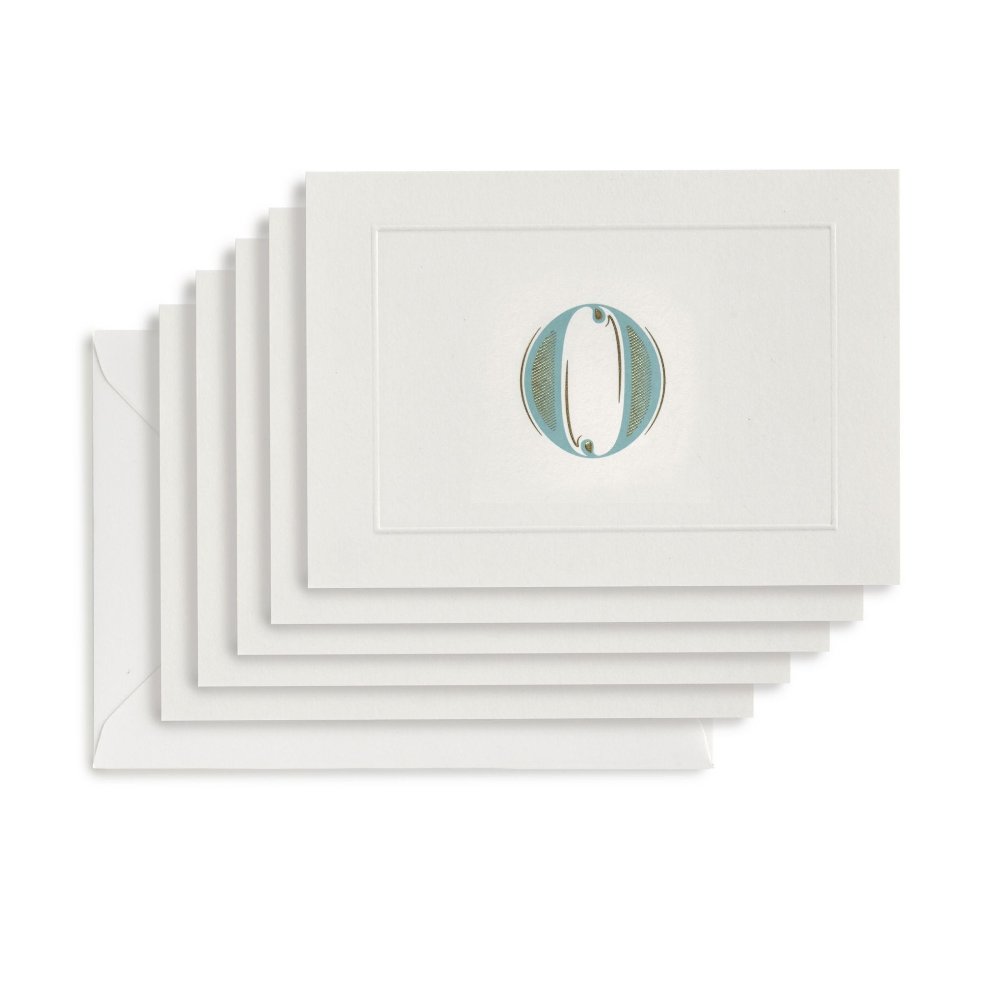 Fortnum's O alphabet notecards A6, imported from the UK