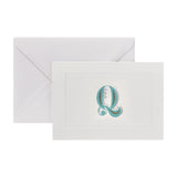 Fortnum's Alphabet notecards with Q initial A6, UK version