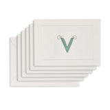 Fortnum's alphabet notecards with V initial A6 - British product