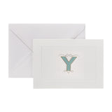 Fortnum's notecards Y initial A6, UK version