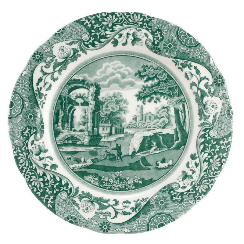 Spode Green Italian dinner plate 27cm - British product