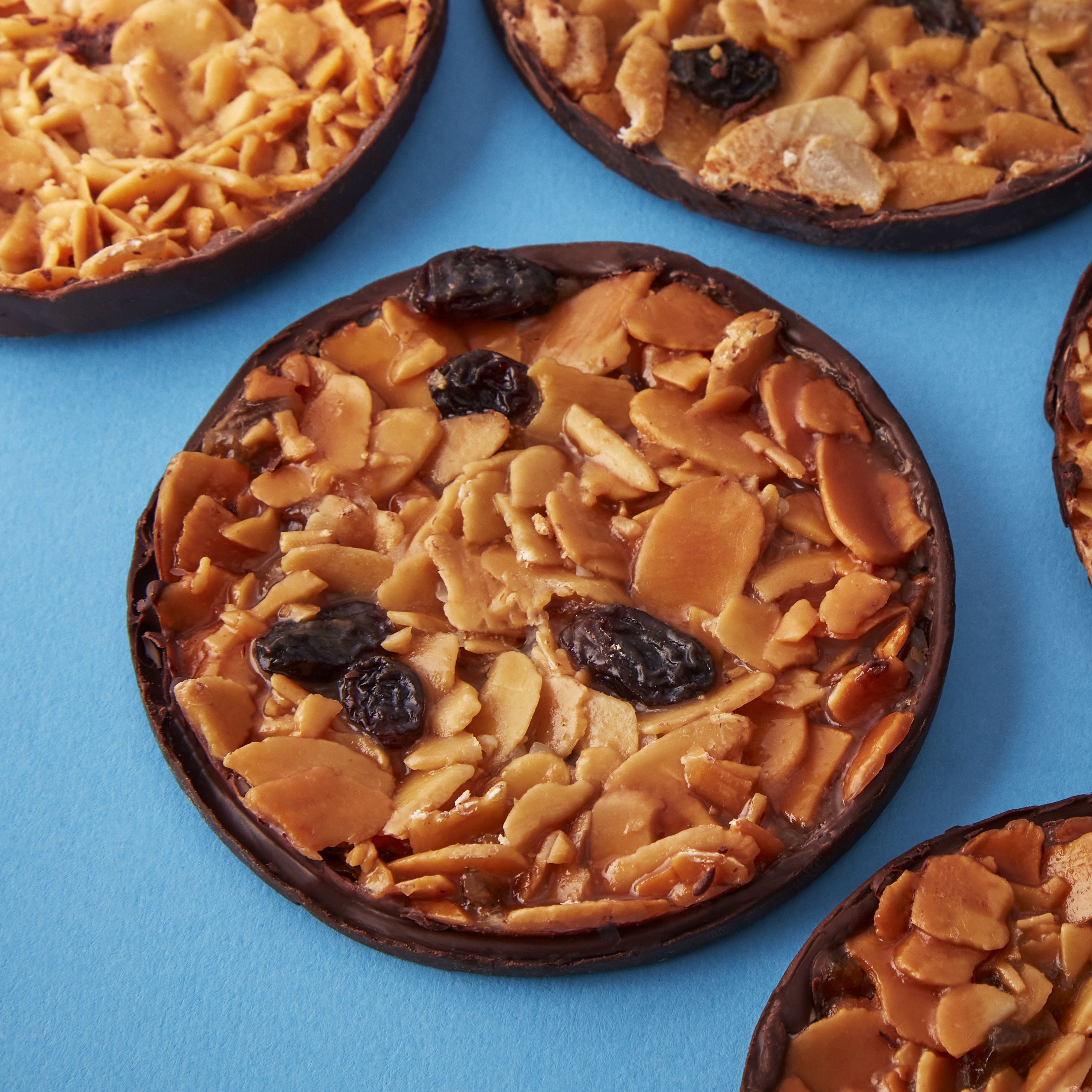 Gigantissimi dark chocolate florentines with almonds 250g (British brand)