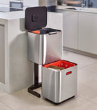 Joseph Joseph Totem stainless steel bin 60L (British brand)