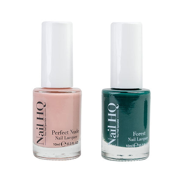 Nail HQ Evergreen Dream nail polish duo, UK version