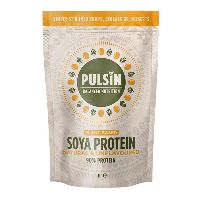 Pulsin Unflavoured Soya Protein Powder 1kg   1kg