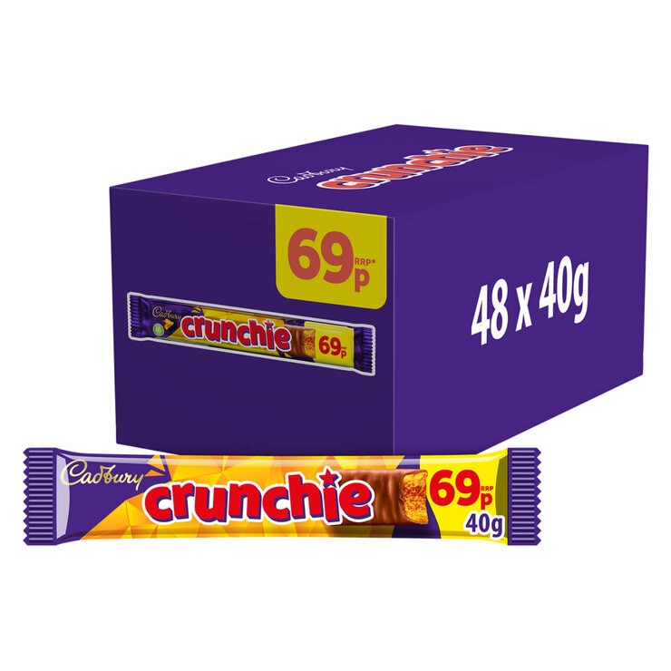 Cadbury Crunchie PMP 69p 48x40g