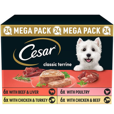 Cesar Classic Terrine Gemischte Auswahl 24 x 150g