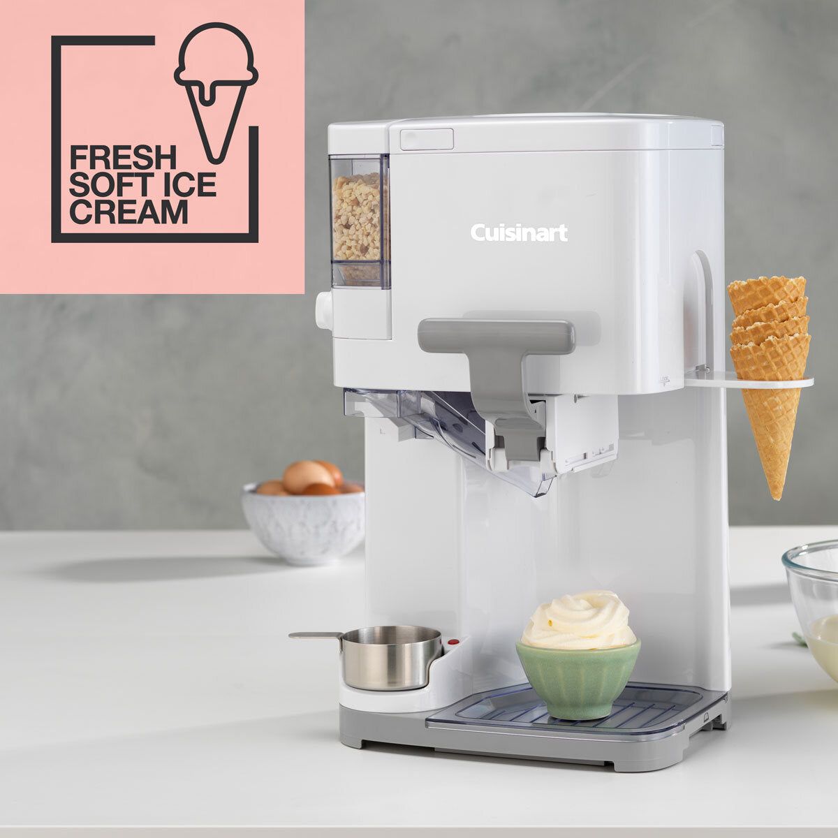 Cuisinart Soft Serve Ice Cream Maker, ICE48U GOODS Costco UK