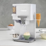 Soft Serve Ice Cream Maker with Topping Dispensers 1.42L