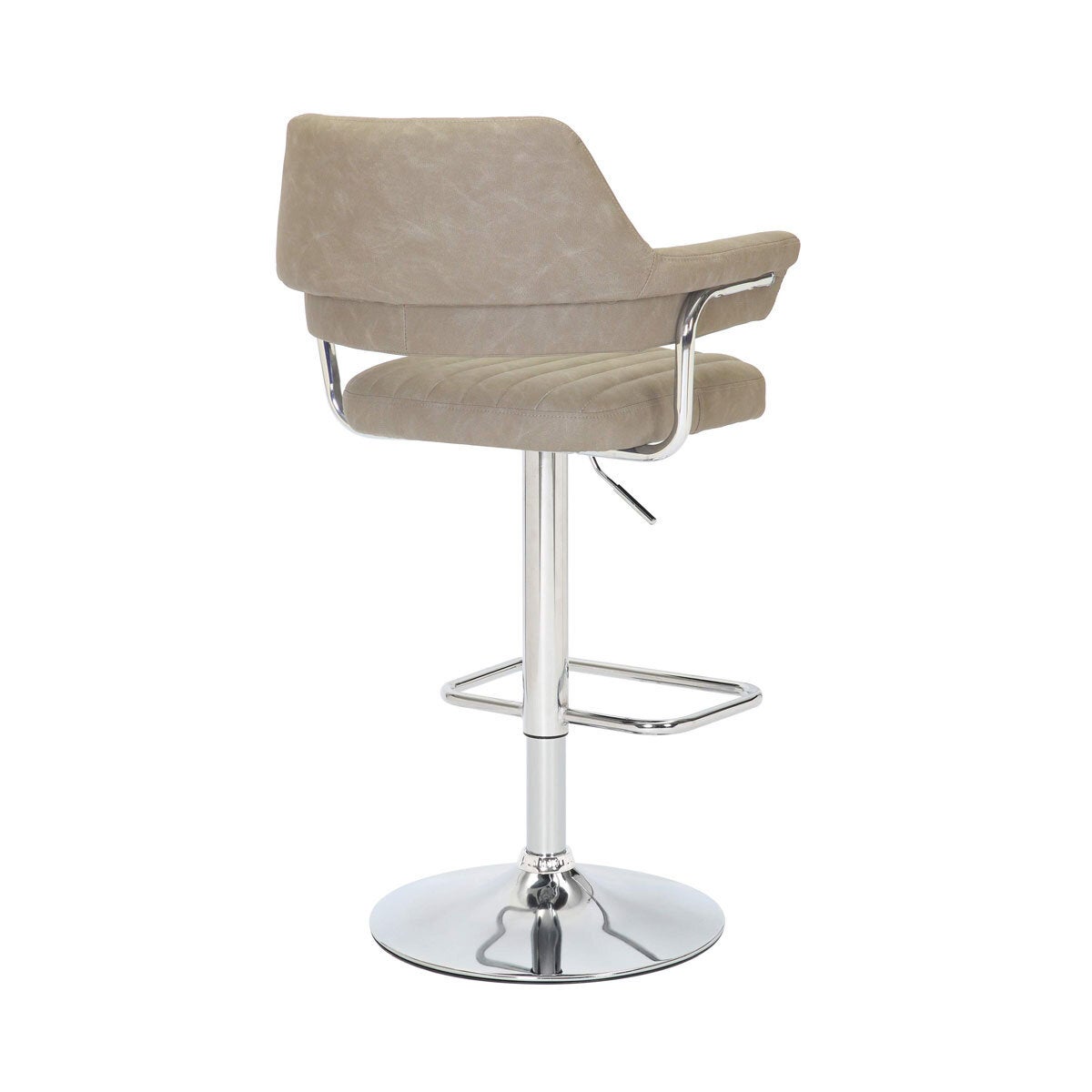 Shankar bar stool mink faux leather 2 pack - British product