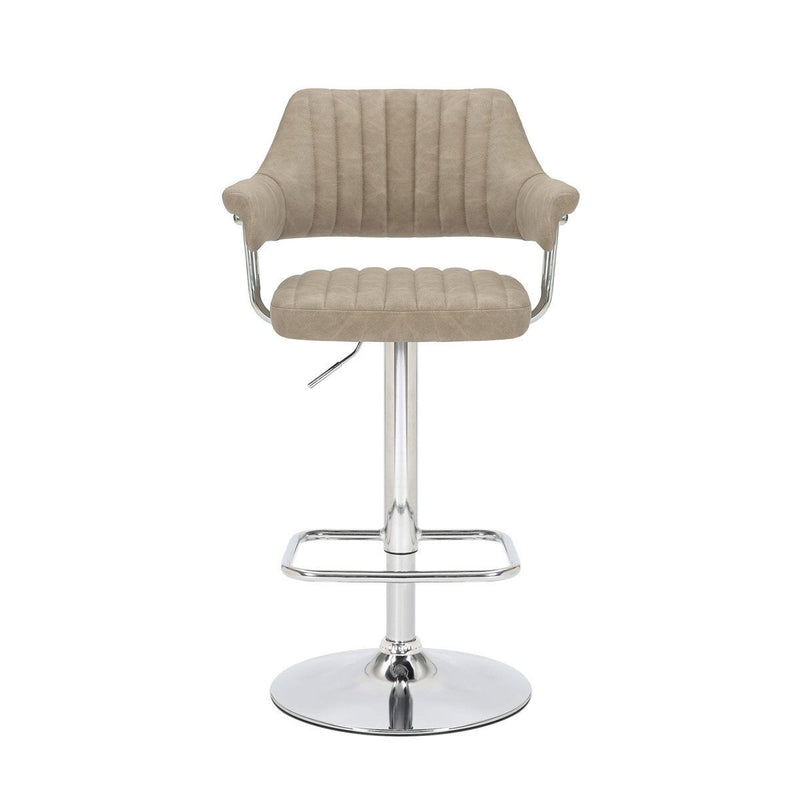 Shankar bar stool mink faux leather 2 pack - British product