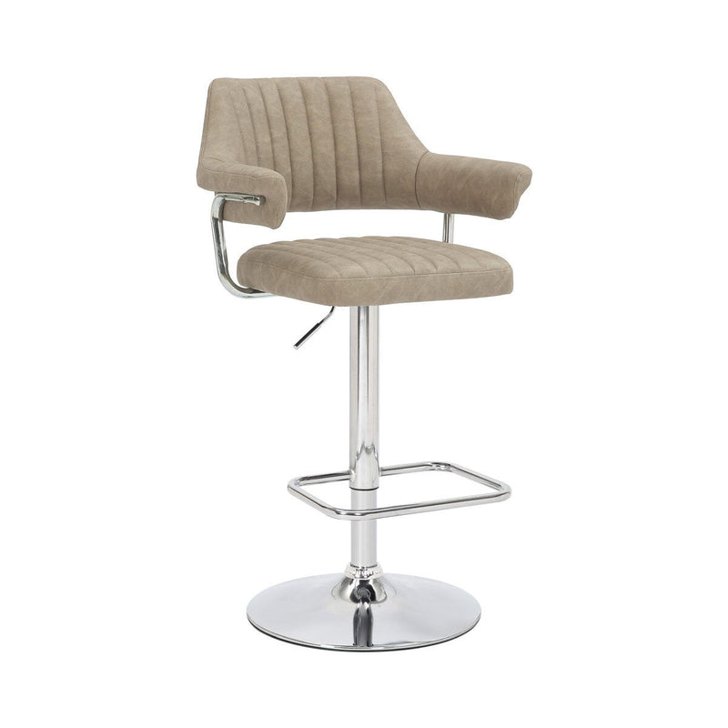 Shankar bar stool mink faux leather 2 pack - British product