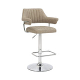 Shankar bar stool mink faux leather 2 pack - British product
