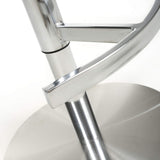 Shankar Sigma mink brushed velvet gas lift bar stool, UK version