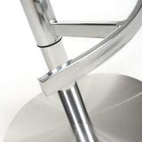 Shankar Sigma mink brushed velvet gas lift bar stool, UK version