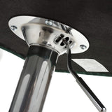 Shankar Sigma grey brushed velvet bar stool, UK version