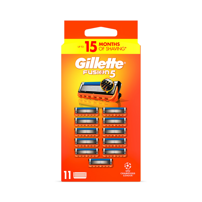 Gillette Fusion5 razor blade refills 11 count - British product