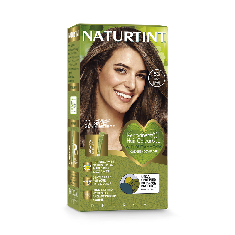 Naturtint 5G Light Golden Chestnut permanent hair colour (British brand)