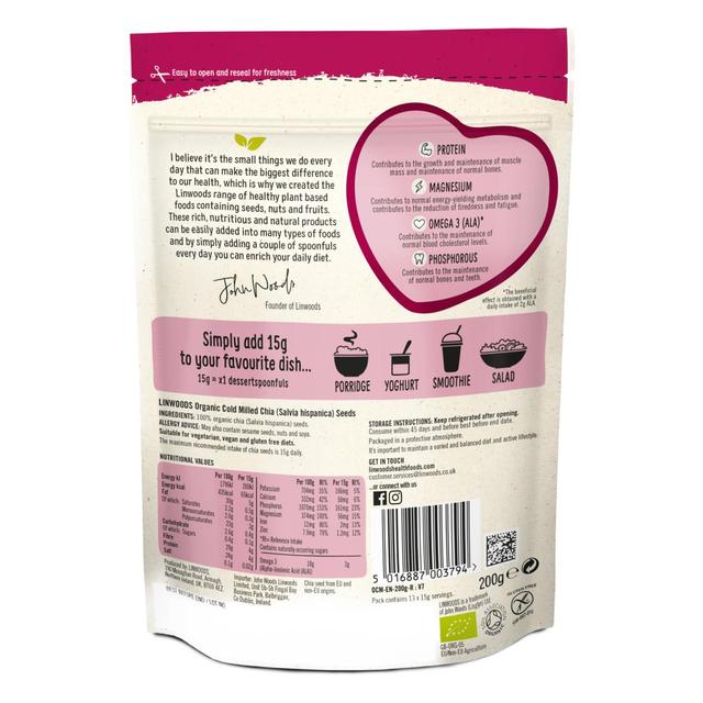 Linwoods Milled Chia Seeds   200g GOODS M&S   